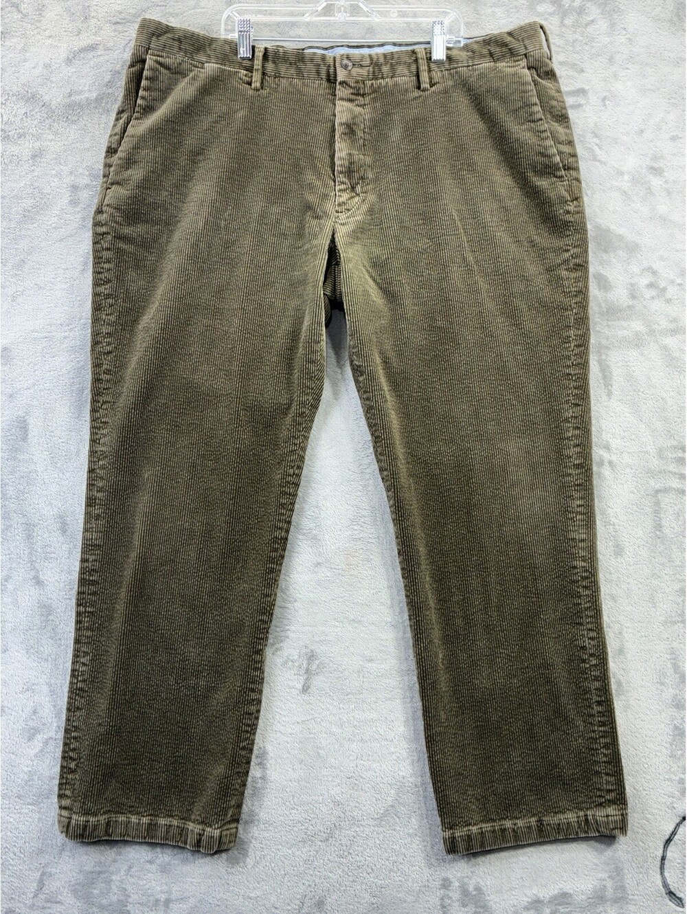 Polo Ralph Lauren Classic Fit Corduroy Mens Pants 42w 32L Olive Green Preppy Y2K